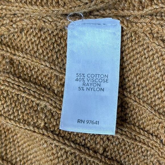 J Jill Cardigan Open Front MT Women’s Size Medium Tall Butterscotch NWT $99 Tan - Picture 7 of 9